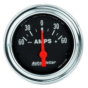 AutoMeter Ammeter 60-0-60 amp