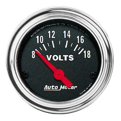 AutoMeter 8-18V Voltmeter