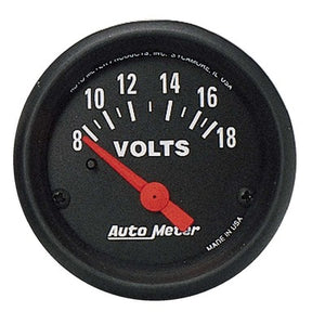 AutoMeter 2-1/16 Voltmeter- 8-18volts