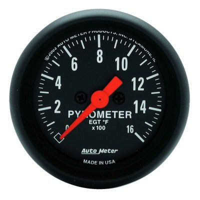 AutoMeter 2-1/16in Z-Series EGT Pyrometer Kit 0-1600