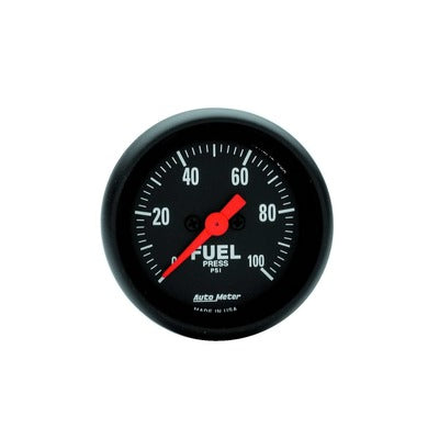 AutoMeter Z-Series 2-1/16" Fuel Pressure Gauge 0-100 psi