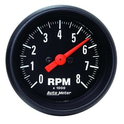 AutoMeter Z-Series 2-1/16" In-Dash Tach 8000 RPM