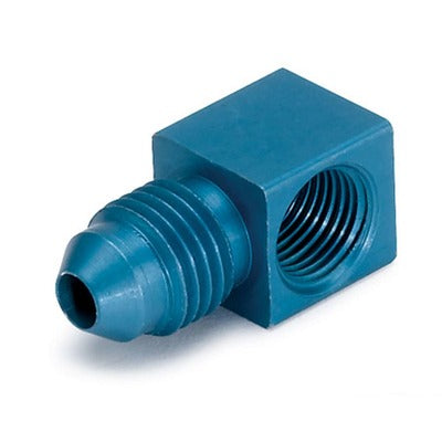 AutoMeter -4AN 90 Degree Fitting - Blue