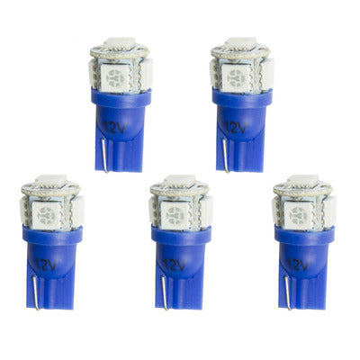 AutoMeter Replacement LED Bulbs T3 Wedge Blue (5pk)