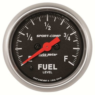 AutoMeter 2-1/16in Sport-Comp Fuel Level Gauge