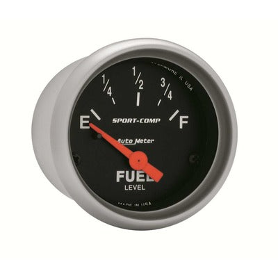 AutoMeter 2-1/16 Mini Sport-Comp Fuel Level Gauge 0-90 ohms