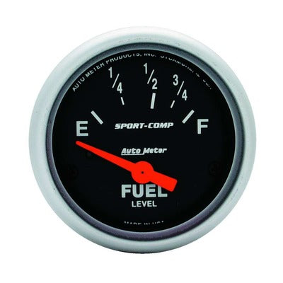 AutoMeter 2-1/16 Mini Sport-Comp Fuel Level Gauge 73-10 ohms