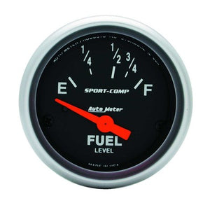 AutoMeter 2-1/16in Sport-Comp Fuel Level Gauge