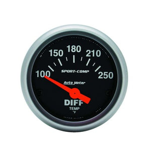 AutoMeter 2-1/16in Sport-Comp Differental Temp Gauge