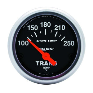 AutoMeter 2-1/16in Mini Sport-Comp Transmission Temp Gauge