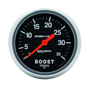 AutoMeter 2-5/8" Boost Mechanical 0-35 psi 