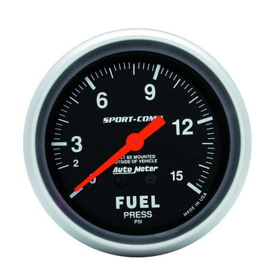 AutoMeter 0-15 Fuel Pressure Gauge