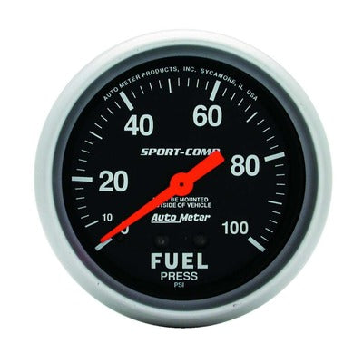 AutoMeter 0-100 Fuel Pressure Gauge