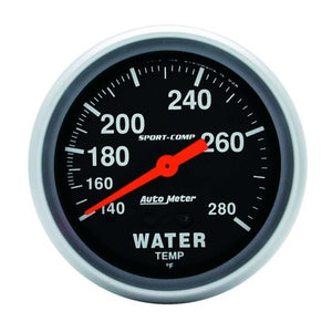 AutoMeter 140-280 Water Temp Gauge