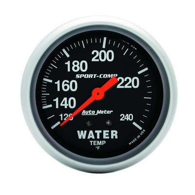 AutoMeter 120-240 Water Temp Gauge