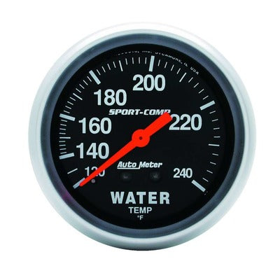 AutoMeter 120-240 Water Temp Gauge