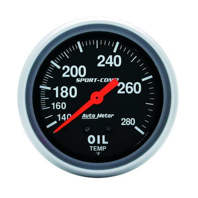 AutoMeter 140-280 Oil Temp Gauge