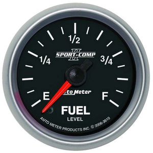 AutoMeter 2-1/16in Sport-Comp II Fuel Level Gauge