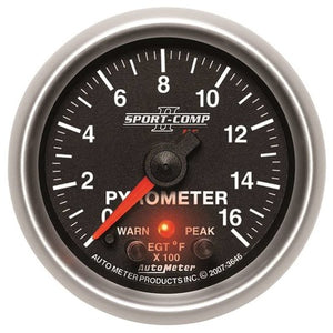 AutoMeter 2-1/16 S/C II Pyrometer Kit 0-1600