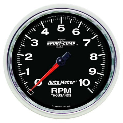 AutoMeter 5" Sport-Comp II In-Dash Tach 10000 RPM