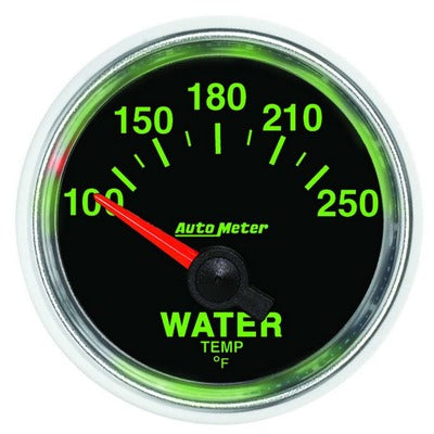 AutoMeter 2-1/16 GS Water Temp Gauge - 100-250 Degrees