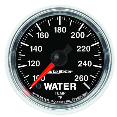 AutoMeter 2-1/16 GS Water Temp Gauge - 100-260 Degrees