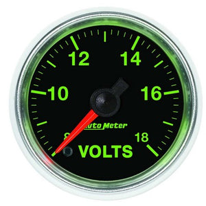 AutoMeter 2-1/16 GS Voltmeter Gauge - 8-18V