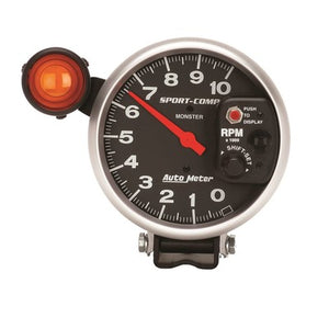 AutoMeter 5" Sport-Comp Pedestal Tach 10000 RPM w/Shift Light