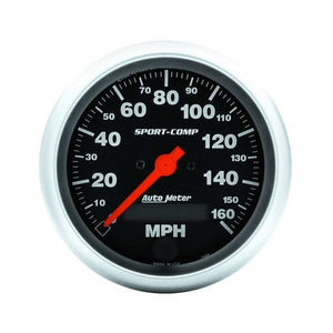 AutoMeter 3-3/8" Sport-Comp Electric Speedometer - 160mph