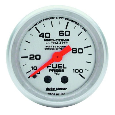 AutoMeter 2-1/16 Mini Ultralite Fuel Pressure Gauge