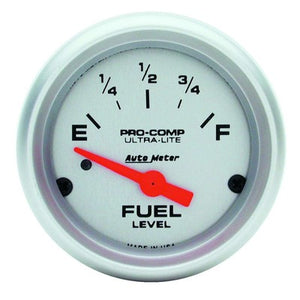 AutoMeter 2-1/16 Mini Ultralite Fuel Gauge