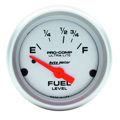 AutoMeter 2-1/16in Ultra-Lite Fuel Level Gauge 73-10 ohms