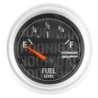 AutoMeter 2-1/16in Fuel Level Gauge Hoonigan Ultra-Lite