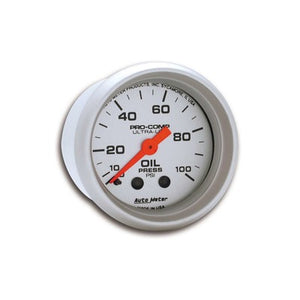 AutoMeter 2-1/16 Mini Ultralite Oil Pressure Gauge