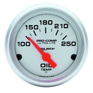 AutoMeter 2-1/16in Ultra Light Oil Temp Gauge