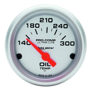 AutoMeter 2-1/16" Oil Temp Gauge Ultra-Lite 140-300 F