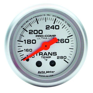 AutoMeter 2-1/16in Ultra-Lite Oil Transmission Temp Gauge