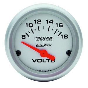 AutoMeter 2-1/16 Mini Ultralite Voltmeter