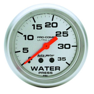 AutoMeter Water Pressure Gauge 0-35 psi