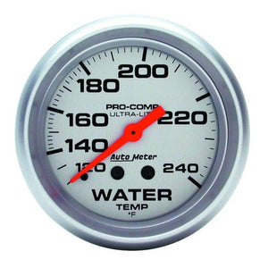 AutoMeter 2-5/8" Ultra-Lite Water Temp 120-240 Degrees