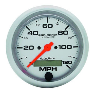 AutoMeter 3-3/8" Ultra-Lite Electrical 120 mph Speedometer