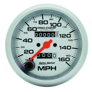 AutoMeter 3-3/8" Ultra-Lite 160 mph Speedometer