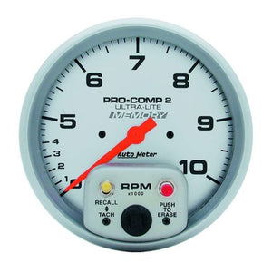 AutoMeter 5" Dual Range Tach w/Memory