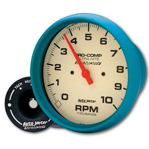 AutoMeter 5" Ultra-Nite In Dash Memory Tach 10000 RPM