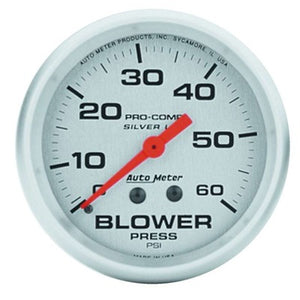 AutoMeter 2-5/8" Ultra-Lite 0-60 Blower Pressure Gauge