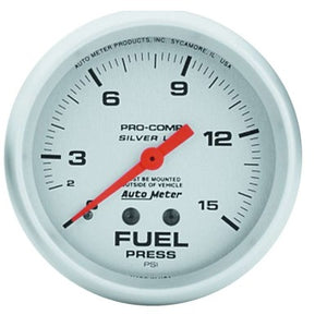 AutoMeter 2-5/8" Fuel Pressure Gauge Ultra-Lite 0-15 psi