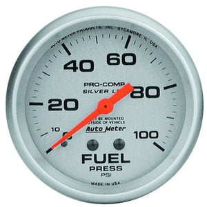 AutoMeter 2-5/8" Ultra-Lite 0-100 Fuel Pressure Gauge