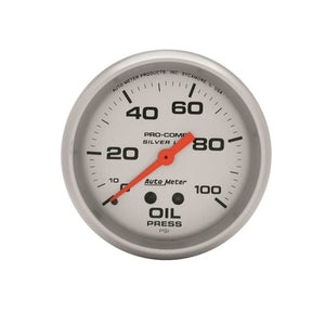 AutoMeter 2-5/8" Oil Pressure Gauge Ultra-Lite 0-100 psi