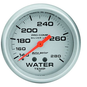 AutoMeter 2-5/8" Water Temp Gauge Ultra-Lite 140-280 F