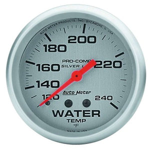 AutoMeter 2-5/8" Water Temp Gauge Ultra-Lite 120-240 F